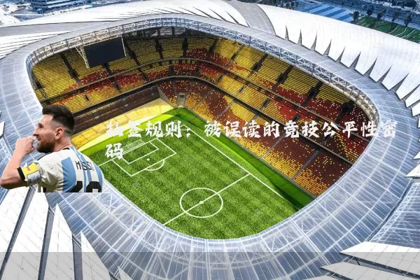 抽签规则：被误读的竞技公平性密码